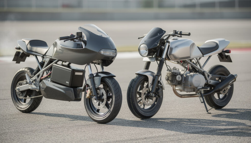 découvrez les principales différences entre un pocket bike électrique et un pocket bike thermique, leurs avantages, inconvénients et quel modèle choisir selon vos besoins.