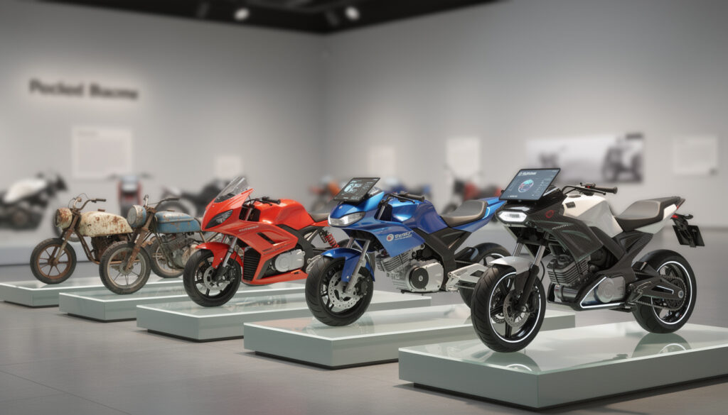 découvrez l'histoire fascinante et l'évolution des pocket bikes jusqu'en 2026, leur popularité croissante et les innovations majeures qui ont marqué cette mini-moto emblématique.